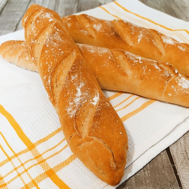 Pan baguette francés casero - El cuaderno de mis recetas