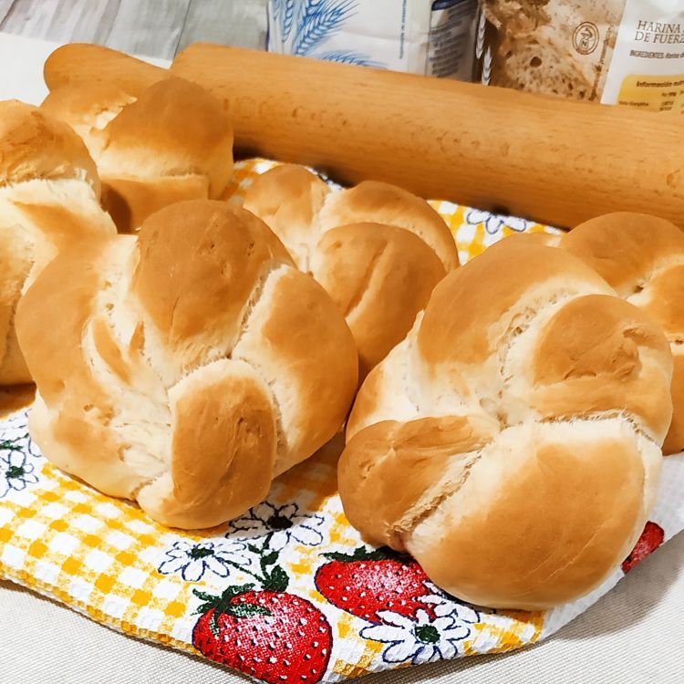 pan de Viena casero visto de cerca
